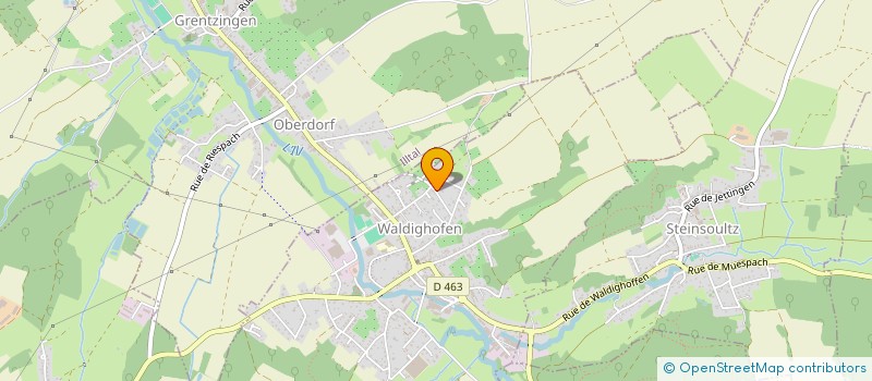 localisation de l'entreprise BUX  WALDIGHOFEN