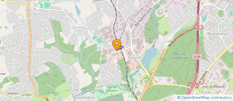 localisation de l'entreprise BUX & ROLL à LIMOGES
