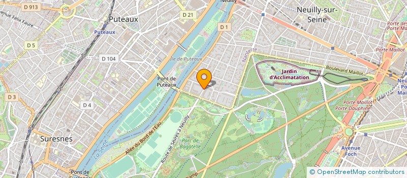 localisation de l'entreprise BUXEDA RENE à NEUILLY-SUR-SEINE