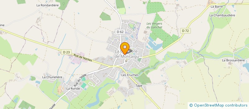 localisation de l'entreprise BUXIA NOUE  LA BOISSIERE-DE-MONTAIGU