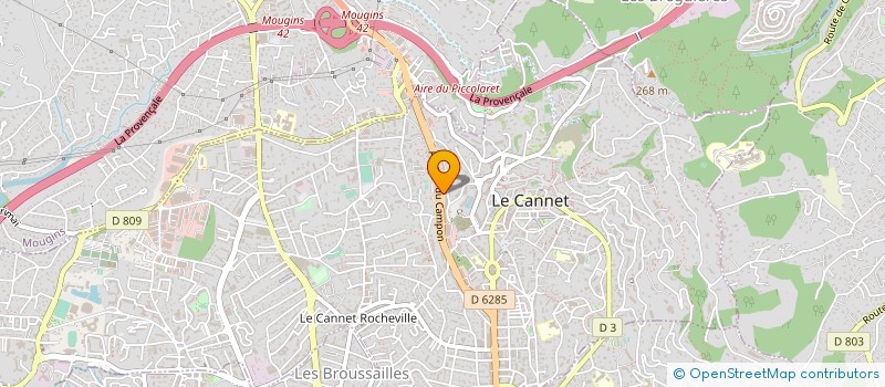 localisation de l'entreprise BUY BACK SOLUTIONS  LE CANNET