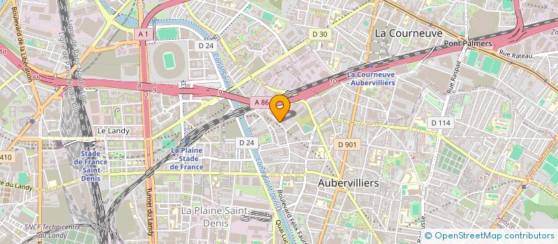 localisation de l'entreprise BUY & DRIVE à AUBERVILLIERS
