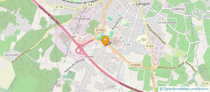 localisation de l'entreprise BUY INVEST à LANGON