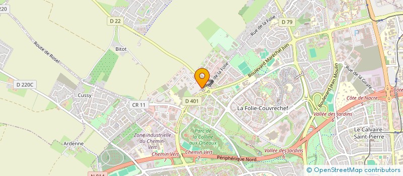 localisation de l'entreprise BUY NORMANDIE  SAINT-CONTEST