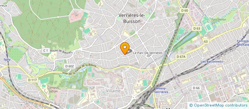 localisation de l'entreprise BUY-PASS à VERRIERES-LE-BUISSON