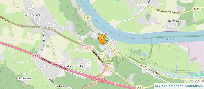 localisation de l'entreprise BUYBUY  LA BOUILLE