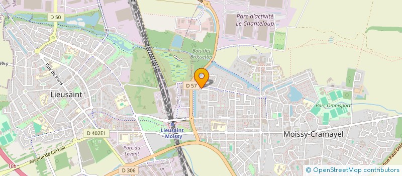 localisation de l'entreprise BUYCLIC à MOISSY-CRAMAYEL