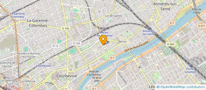 localisation de l'entreprise BUYER BRAIN  COURBEVOIE