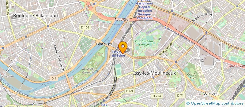 localisation de l'entreprise BUYIN à ISSY-LES-MOULINEAUX