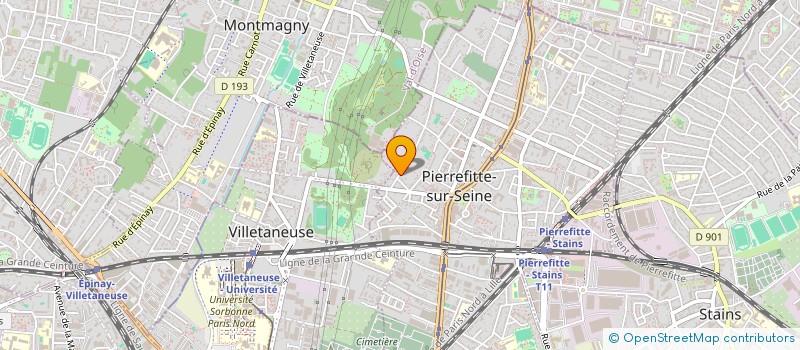 localisation de l'entreprise BUZ ASSOCIATION  PIERREFITTE-SUR-SEINE