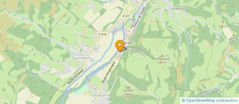 localisation de l'entreprise BUZBU - TRAVAIL SOCIAL  MAULEON-LICHARRE