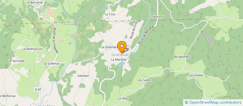 localisation de l'entreprise BUZEE à GRANDVAL