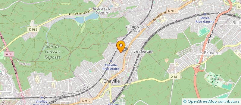 localisation de l'entreprise BUZELINE GTS à CHAVILLE