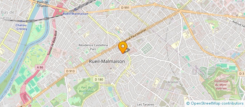 localisation de l'entreprise BUZENVAL DOMICILE SERVICES à RUEIL MALMAISON