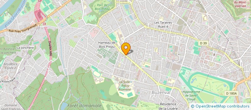 localisation de l'entreprise BUZENVAL IMMOBILIER à RUEIL-MALMAISON