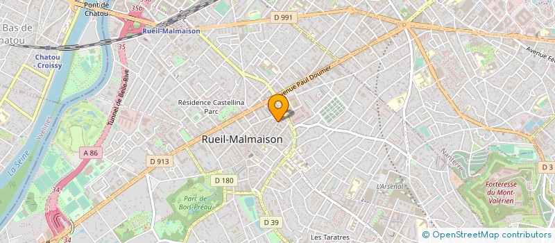 localisation de l'entreprise BUZENVAL PROFESSIONNELS SERVICES à RUEIL MALMAISON