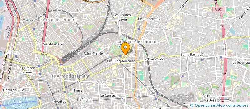 localisation de l'entreprise BUZIOS PRODUCTION à MARSEILLE