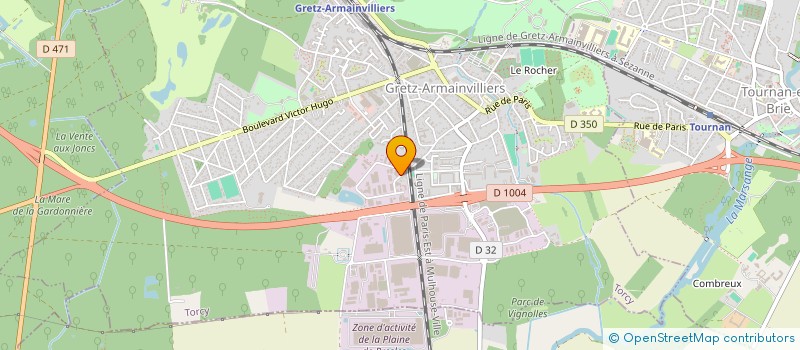 localisation de l'entreprise BUZJO  GRETZ-ARMAINVILLIERS