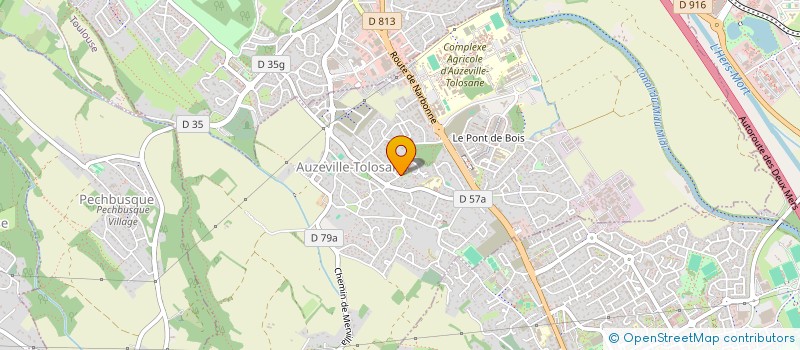 localisation de l'entreprise BUZOKU AUZEVILLE JUDO  AUZEVILLE-TOLOSANE