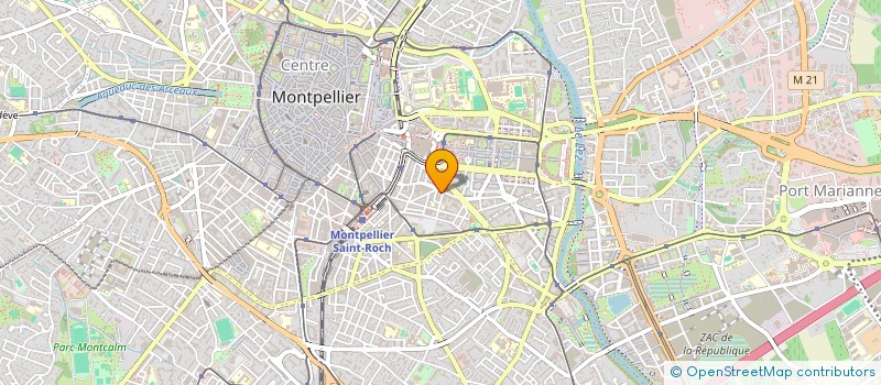 localisation de l'entreprise BUZON GARAGE à MONTPELLIER