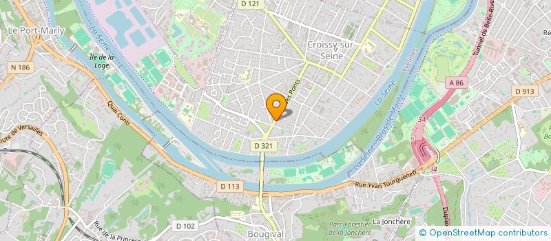 localisation de l'entreprise BUZY FRANCOIS AUDIT  CROISSY-SUR-SEINE