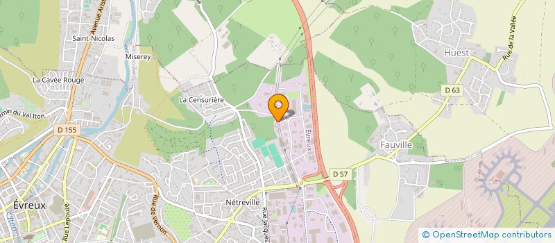 localisation de l'entreprise BUZY INFORMATIQUE  EVREUX