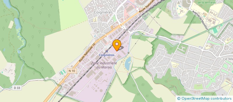 localisation de l'entreprise BUZY THUMERELLE à COIGNIERES