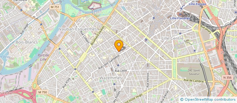 localisation de l'entreprise BUZYD à LILLE