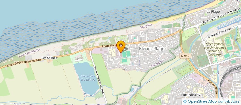 localisation de l'entreprise BUZZ  SANGATTE