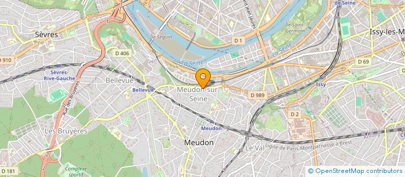 localisation de l'entreprise BUZZ ALL DREAM à MEUDON