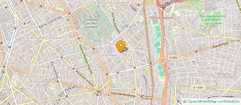 localisation de l'entreprise BUZZ EVENTS  PARIS