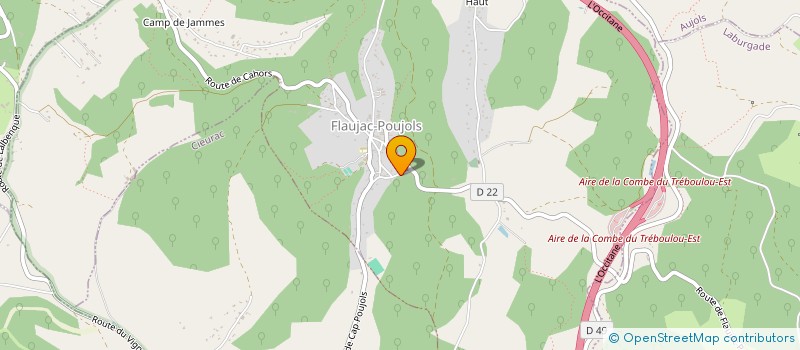 localisation de l'entreprise BUZZ FAMILY  FLAUJAC-POUJOLS