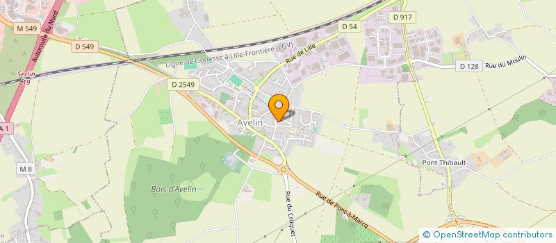 localisation de l'entreprise BUZZ L'ECLAIR  AVELIN