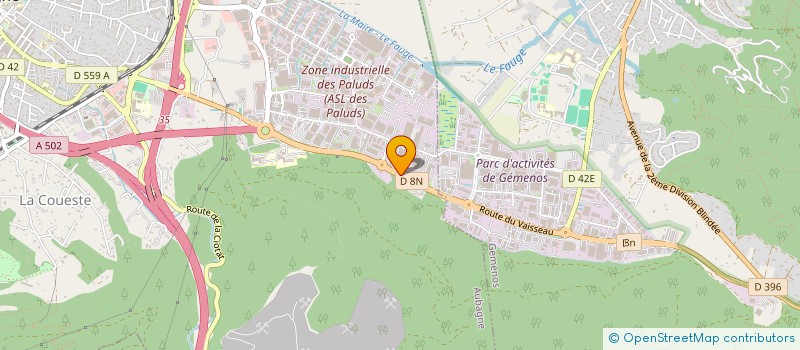 localisation de l'entreprise BUZZ L'ENERGIE à AUBAGNE