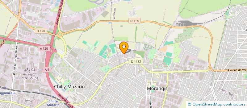 localisation de l'entreprise BUZZ'N FOOD à MORANGIS