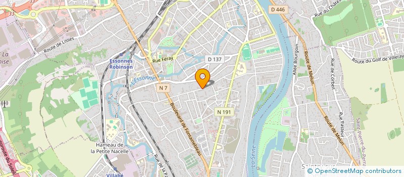 localisation de l'entreprise BUZZ SERVICES à CORBEIL-ESSONNES