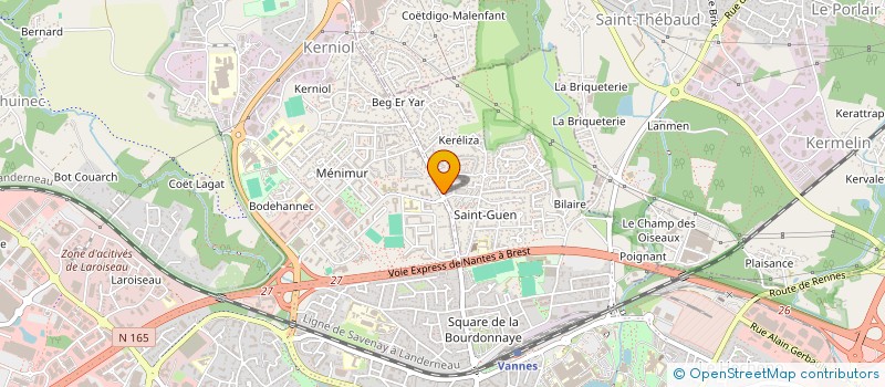 localisation de l'entreprise BUZZ TATTOO à VANNES