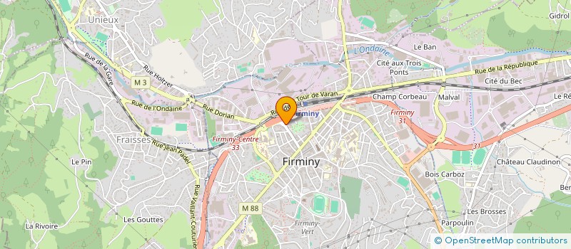 localisation de l'entreprise BUZZEMEDIA  FIRMINY