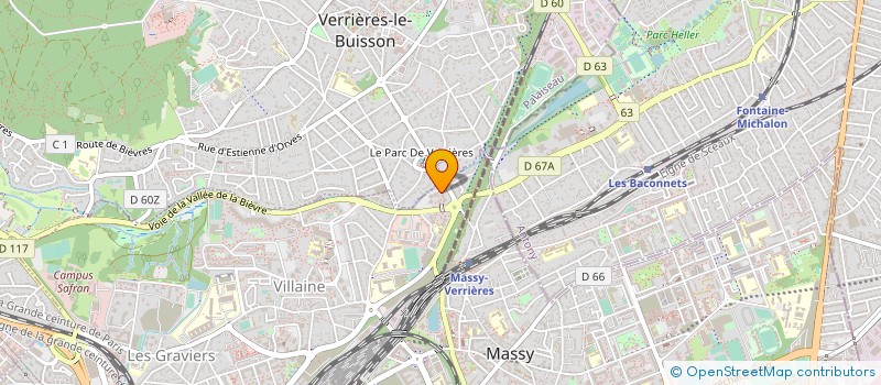 localisation de l'entreprise BUZZER TRANSPORT ET LOGISTIQUE à MASSY
