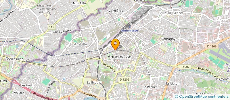 localisation de l'entreprise BUZZOOKA  ANNEMASSE