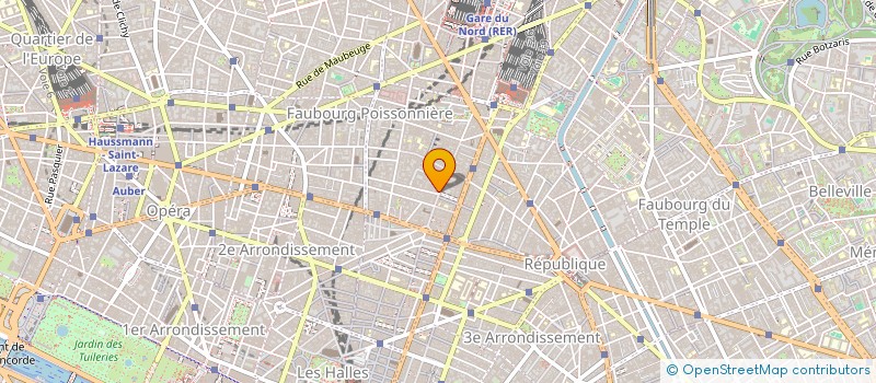 localisation de l'entreprise BV 10 RESTAURATION  PARIS