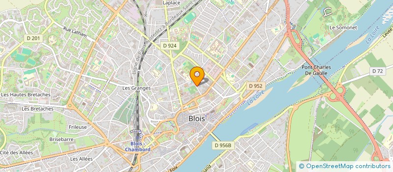 localisation de l'entreprise BV 1940  BLOIS