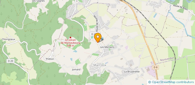 localisation de l'entreprise BV 42 à MARCOUX