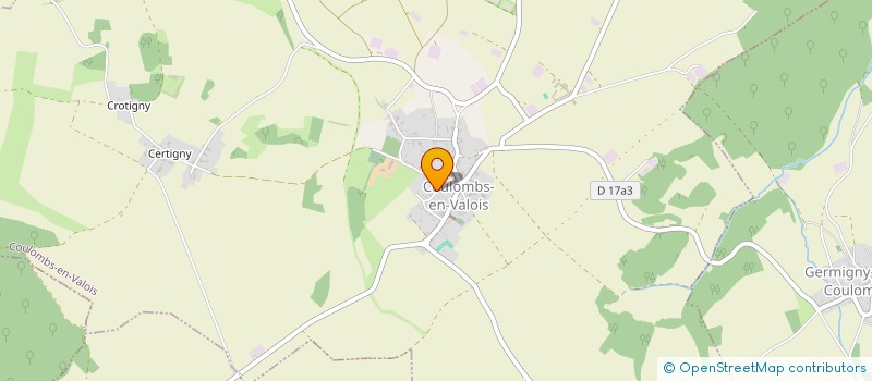 localisation de l'entreprise BV  COULOMBS-EN-VALOIS