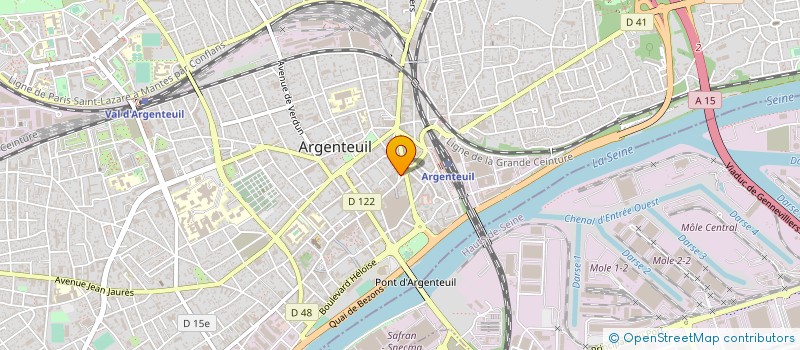 localisation de l'entreprise BV à ARGENTEUIL