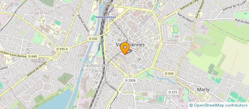 localisation de l'entreprise BV  VALENCIENNES