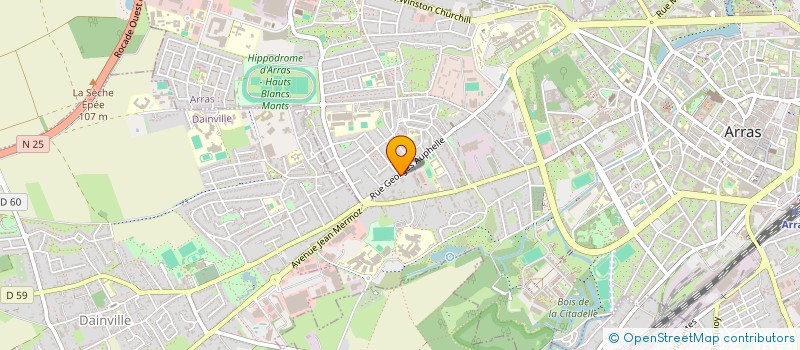 localisation de l'entreprise BV AGENCEMENT à ARRAS
