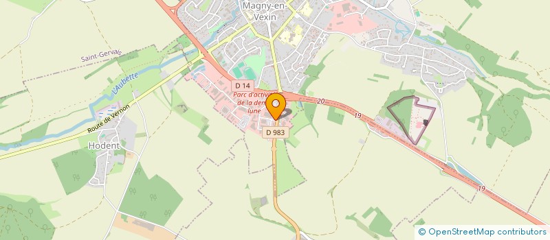 localisation de l'entreprise BV.BOIS à MAGNY-EN-VEXIN