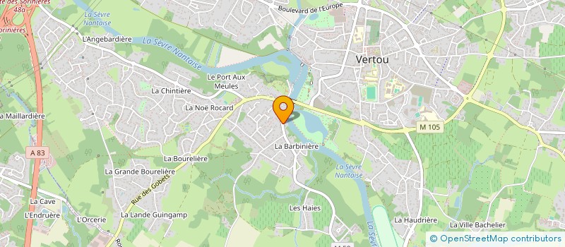 localisation de l'entreprise BV CAPITAL  SAINT-HERBLAIN