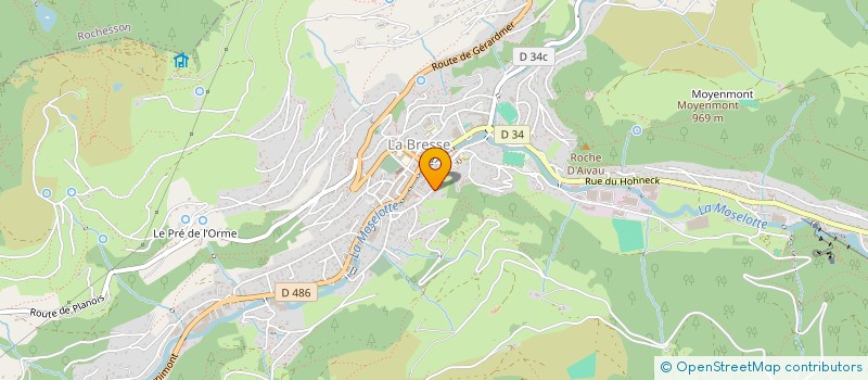 localisation de l'entreprise BV CHARPENTE  LA BRESSE